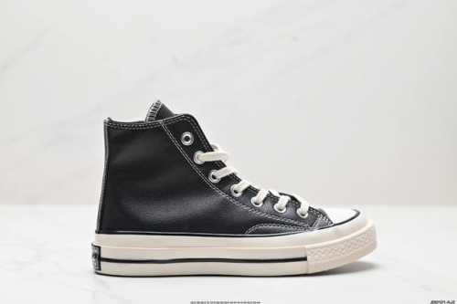 公司级Converse 1970s Chuck 70 Hi 匡威 经典百搭 防滑轻便 皮面 高帮休闲鞋 货号:167064C 尺码:35.5 36 36.5 3