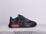 公司级阿迪达斯三叶草 Nite Jogger 经典运动跑鞋 夜行者 复古跑鞋原厂材料 原厂大底 私家独模 网布搭配麂皮拼接打造鞋面 极具复古风格鞋头及鞋跟点缀3