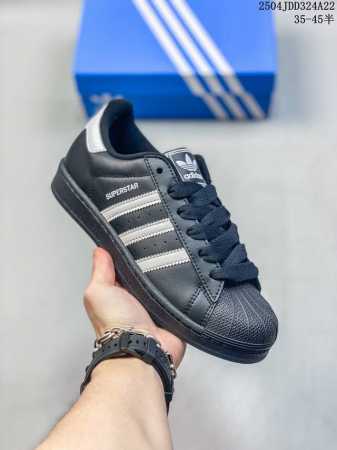 公司级阿迪达斯Adidas三叶草 Originals Superstar贝壳头系列低帮经典百搭休闲运动板鞋 货号:Ji0079 尺码:35.5 36 36.5 - 点击图像关闭