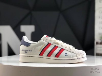 公司级带半码 阿迪达斯 三叶草Adidas Originals Superstar 经典贝壳头系列低帮百搭休闲运动板鞋Supreme限定 货号： Jy8901