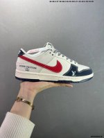 公司级Lv X Nike Dunk Low 米蓝红勾 此款主张打破传统的工业化流水线设计限制，以Made By Ideas的超级创意为理念，集结众多潮流设计师，