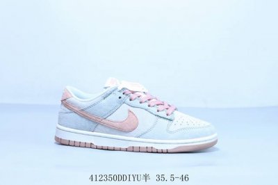 耐克 Nike Sb Dunk Low pro 复古低帮 灰粉勾 休闲运动滑板板鞋 货号 Dh7577-001 41 Ddiyu半 35.5-46