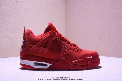 公司级Nike Air Jordan 4 Retro 耐克迈克尔 乔丹Aj4代中帮复古休闲运动文化篮球鞋 原厂材料Tpu超Q弹网格材质 缜密拉帮及中底钢印细节
