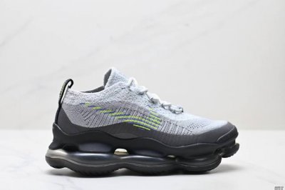 公司级耐克Nike Air Max Scorpion Flyknit”Phantom Black Light Cream“天蝎座系列2025款超级大气垫系列 前