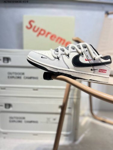 350 海外爆款限量发售！公司级 Nike Sb Dunk Low“Supreme联名” 周年高端定制 低帮休闲板鞋 定制鞋盒 大厂纯原品质出货 超高清洁度 皮