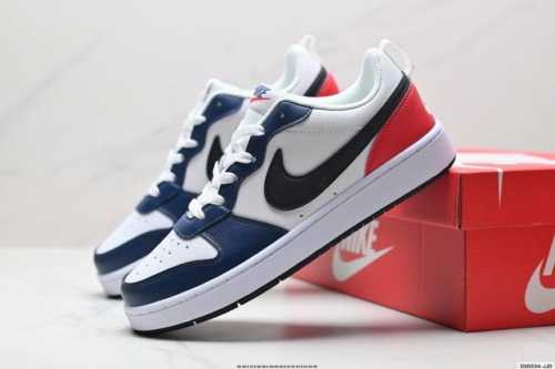 真标耐克 Nike Court Borough Low 低帮百搭透气休闲运动板鞋 经典耐用的设计 兼顾舒适脚感和出众风范 演绎匠心之作 结构性的支撑贴合感结合复