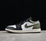 CJ版纯原 Air Jordan 1 Low Medium Olive AJ1 乔1橄榄绿 低帮文化休闲板鞋 553558-092 #市售最高品质 原鞋开发 大
