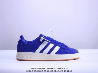 真标adidas Grand Courtbeat Base 00S 休闲 耐磨 低帮 板鞋 货号:Ih1039 尺码:36 36.5 37 38 38.5 39