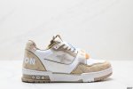 公司级全新Lv路易威登Louis Vuitton Trainer Sneaker Low休闲运动文化百搭板鞋 尺码:40-45 Id:Jkd129-Zzg