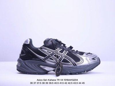 Asics 亚瑟士 公司级 Gel-Kahana Tr V4系 男女鞋真标半码制，升级原楦原纸版开发版型，采用环保太空合成革配合透气网眼布鞋面材质，全新轻量ev
