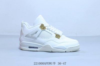 Air Jordan 4 Retro Aj4 乔4 迈克尔 乔丹Aj4代中帮复古休闲运动文化篮球鞋 2 00Apewu半 36-47