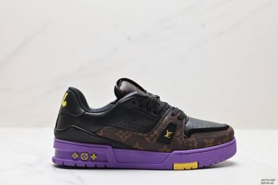 公司级全新lv路易威登louis Vuitton Trainer Sneaker Low休闲运动文化百搭板鞋 尺码:40-45 Id:Jfd170-Hdz