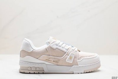 公司级全新lv路易威登louis Vuitton Trainer Sneaker Low休闲运动文化百搭板鞋 尺码:39-45 Id:Jfd129-Hze