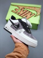 390支持放店 Nike Air Force 1 Low 07 X Glddmy 白黑三小钩满天星原楦头原纸板 打造纯正低帮空军版型专注外贸渠道 全掌内置蜂窝气