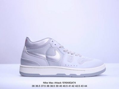 Nike Mac Attack 中邦网球鞋 Travis Scott 倒钩最强平替 先行版这款产品采用网眼和皮革材料混合制成配有尼龙鞋舌和方格鞋舌标签鞋跟 内衬