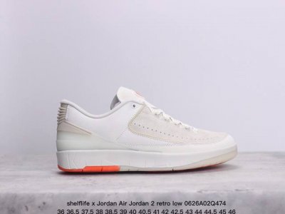 公司级shelflife X Jordan Air Jordan 2 Retro Low潮流 轻便 低帮 复古篮球鞋 货号:Dv9956-118 这款低帮 Ai