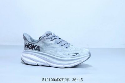 hoka M Clifton 9代 Wide 机能轻量缓震网面增高越野男女跑步鞋 货号 1127895 512100Adqwu半 36-45