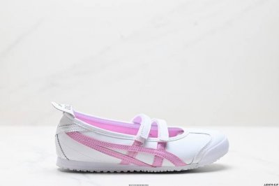 220 公司级Patou X Onitsuka Tiger鬼塚虎 Mexico 66 Ballerina White/Cotton Candy 舒适百搭 一脚蹬