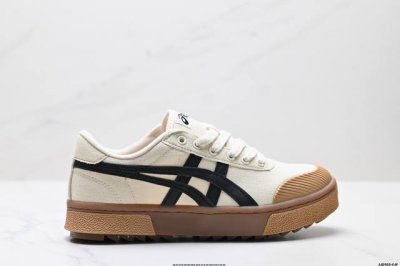 公司级Asics Court Mz 亚瑟士 软质牛培皮鞋面 中性学院系列 低帮复古厚底增高休闲运动板鞋 货号:1203A146-021 尺码:36 37 38