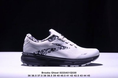 公司级Brooks Ghost 15 布鲁克斯减震耐磨训练女子防滑跑步运动鞋 款跑鞋以其卓越的缓震性能和舒适度备受青睐，采用了Biomogo Dna自适应缓震中