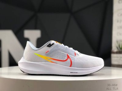 160 nike Zoom Pegasus 40 登月40代系列网面透气缓震疾速跑鞋 原档案数据开发纸版楦型 内里嵌入定型海绵 中底搭载前Zoom+全掌Reac