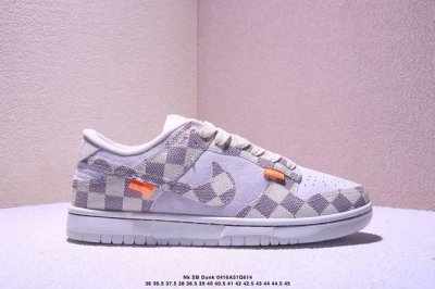 Nk Sb Dunk Low Lv联名黑灰牛仔 周年高端定制 低帮休闲板鞋 #高端定制鞋盒 原装头层材料 独家版型蒸餾加工 大厂纯原品质出货 超高清洁度 皮料切