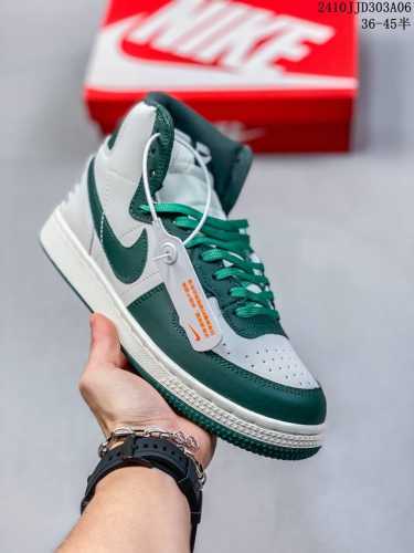 真标带半码 Nike 耐克terminator High男女高帮缓震复古休闲板鞋fd0650- 尺码36-45半 编码：10Jjd303A07