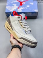 公司级Air Jordan 3 Retro Aj3 乔3 复古休闲运动文化篮球鞋。 首次使用经典传神Jump Man Logo 并创新使用后掌可视气垫。清爽有余