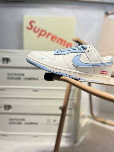 Nike Sb Dunk Low“Supreme联名” 周年高端定制 低帮休闲板鞋 定制鞋盒 超高清洁度 皮料切割干净无任何毛边 细节完美Bb9866 Qd76