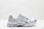 公司级Asics Gel-Kayano 14 公司级版本 亚瑟士运动休闲透气专业跑鞋 采用工程弹性双层再生针织密度鞋面材质 后跟3D可视Gel缓震乳胶物料 升级