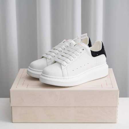 核心私 意大利高奢品牌Alexander Mcqueen亚历山大 麦昆 Sole Leather Sneakers低帮时装厚底休闲运动 尺码：35 36 37 - 点击图像关闭
