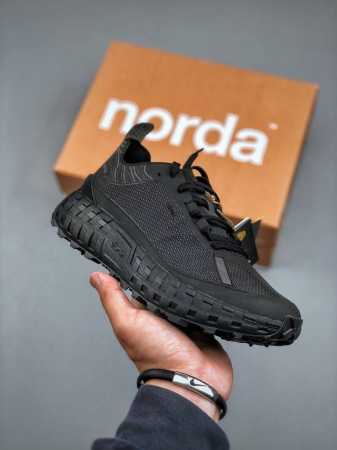 norda 001 厚底系带耐磨 低帮跑步鞋 黑色 尺码：36-45 半 - 点击图像关闭