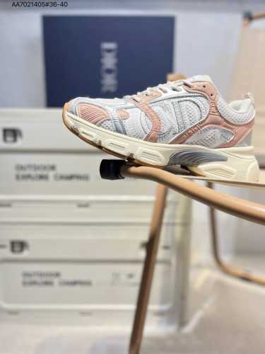 Dior迪奥休闲时尚运动鞋系列 渠道原装订单 釆用超软舒适透气面料 鞋底采用橡胶大底内外锁死工艺1204022 Aa7021405#36-40