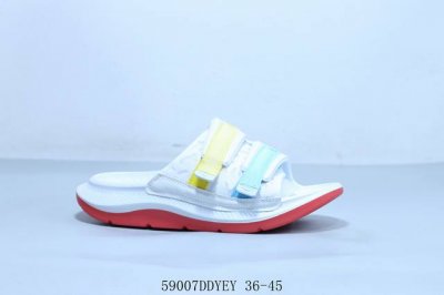 hoka 夏季百搭沙滩魔术贴一字拖纯色简约室内拖鞋 59007Ddyey 36-45