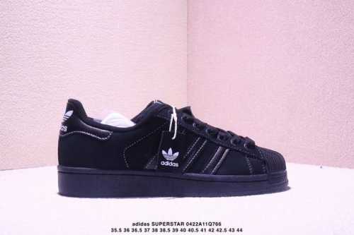 2025 新款 Adidas阿迪达斯男女同款三叶草Superstar新款贝壳头运动休闲板鞋 Jh5470 35.5 44 半码 Xm0422Q766
