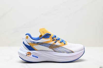 公司级Puma Deviate Nitro 3 彪马 缓震训练跑鞋透气 舒适防滑耐磨 低帮 休闲跑步鞋 货号:309707-22 尺码:36-45 Id:Jkd