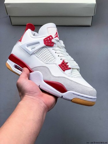 纯原版本！Air Jordan 4 Retro Og Cement Aj4 乔4 复古休闲运动篮球鞋 正确鞋舌立体高频 原厂数据 2025最新原厂底模 原厂纸板