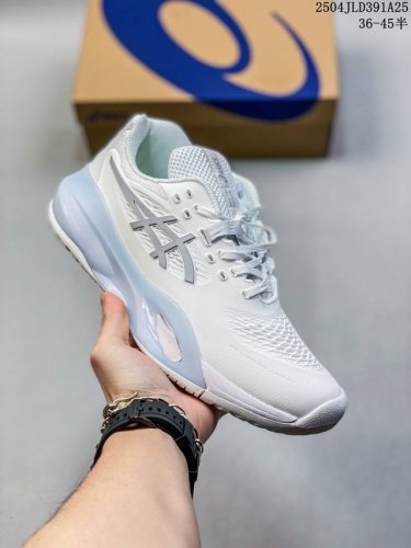 真标带半码 Asics Gel-Resolution X 舒适 防滑耐磨 低帮 尺码：见图 编码：04Jld391A25