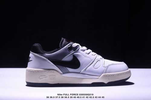 110 耐克Nike Full Force Lo扣篮系列低帮休闲运动滑板板鞋采用软质牛剖皮鞋面材质#正确后跟反口里弧度#原厂中底布正确印刷#鞋垫嵌入缓震乳胶+S