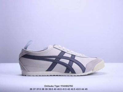 Onitsuka Tiger Mexico 66 阿斯克斯 鬼冢虎 低帮 男女同款 减震支撑低邦运动休闲鞋 这款鞋由皮革制成，具有鞋跟交叉加固设计，可提供更高的