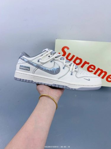 公司级 Nike Sb Dunk Low“Sup系列 绑带米白涂鸦勾” 周年高端定制 低帮休闲板鞋 定制鞋盒 大厂纯原品质出货 超高清洁度 皮料切割干净无任何毛