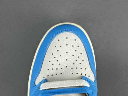 渠道优势 ！ Og版 Aj1 Jordan Air Jordan 1 “Unc” pe 耐磨透气 高帮 复古篮球鞋 男款 蓝白 尺码36-47.5 货号Dz54 - 点击图像关闭