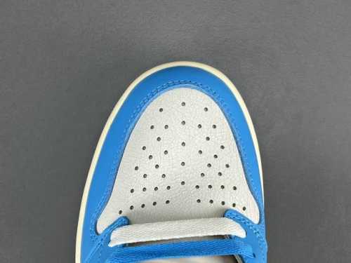 渠道优势 ！ Og版 Aj1 Jordan Air Jordan 1 “Unc” pe 耐磨透气 高帮 复古篮球鞋 男款 蓝白 尺码36-47.5 货号Dz54