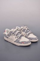 Nike Sb Dunk Low Dior联名 解构抽绳鞋带 纯原大厂出品 极力推荐 原装头层材料 独家版型蒸餾加工 帶來的是更好的视觉和脚感体验 大厂纯原品质