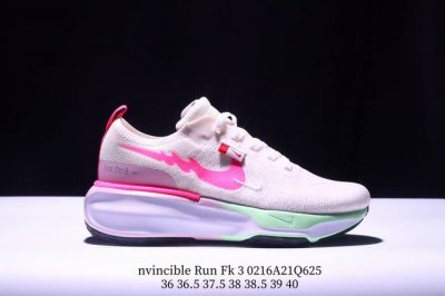 Nike Zoomx Invincible Run Fk 3 耐克减震回弹跑步鞋 织物材质运动鞋 耐磨防滑舒适 真标带半码 36-45 Xm0216Q625