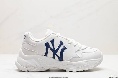 公司级korea韩国限定发售ny美国榄球洋基队限定 X Mlb Big Ball Chunky Mesh 厚底老爹系列低帮网织轻量休闲运动慢跑鞋 货号:3Ash