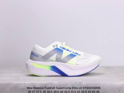 公司级new Balance Fuelcell Supercomp Elite V4 运动舒适耐磨 低帮休闲跑步鞋 男款 新款的elite V4，在鞋面和鞋底都