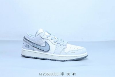 乔丹Air Jordan 1 Low Aj1 乔1低帮复古文化休闲运动篮球鞋 北面联名 货号 Dm5688-111 41 Ddeop半 36-45