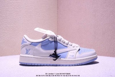 海外爆款限量发售！公司级 Travis Scott X Fragment Design X Jordan Air Jordan 1 Low Og Sp Lv联名