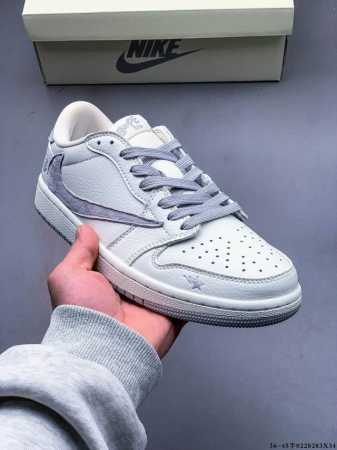 公司级头层！耐克Nike Air Jordan 1 Low Aj1乔1 倒勾低帮潮流缓运动休闲板鞋。Aj1 低帮拼接 完美版型真头层牛皮# 内置缓震气垫 原鞋开 - 点击图像关闭